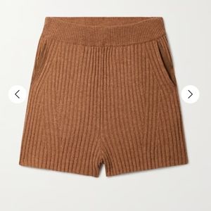 RAG & BONE Maxine ribbed merino wool-blend shorts